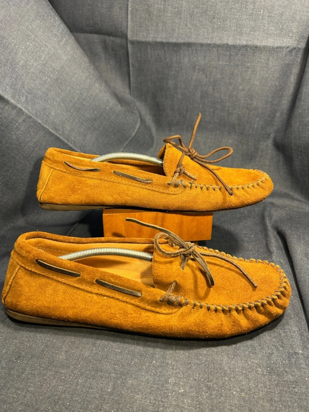 Minnetonka leather moccasins